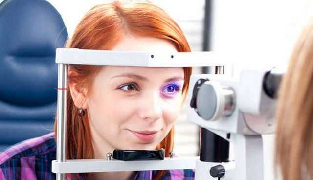 Стимуляция глаза при помощи лазерного луча
